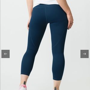 Navy Pocket Light N Tight Hi-rise